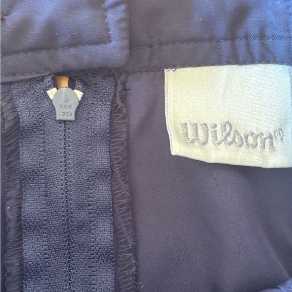 Vintage Wilson Small 8 Blue Pleated Summer Lightweight Mini Skirt - Picture 4 of 7